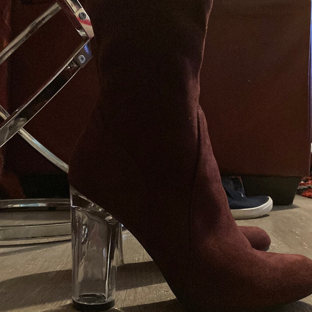 Forever chucky glass high boots